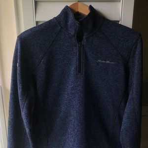 Mens Eddie Bauer 1/4 Zip Sweater